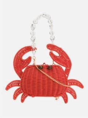 Tommy Bahama | Wicker Woven Crab Handbag Purse